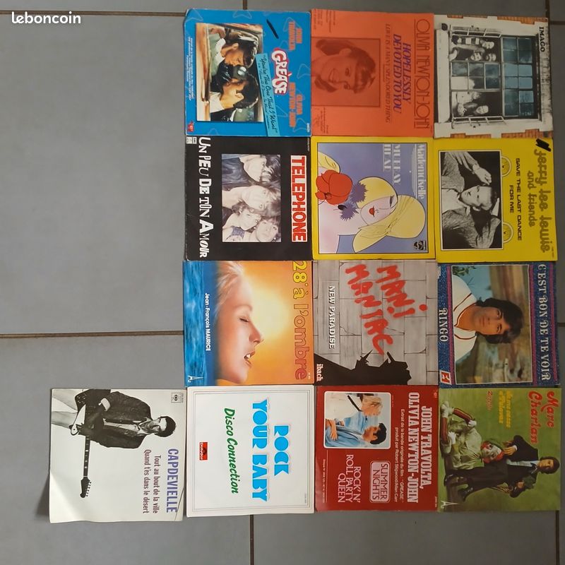 Lot disques vinyle 45T année 70/80 (image 5)