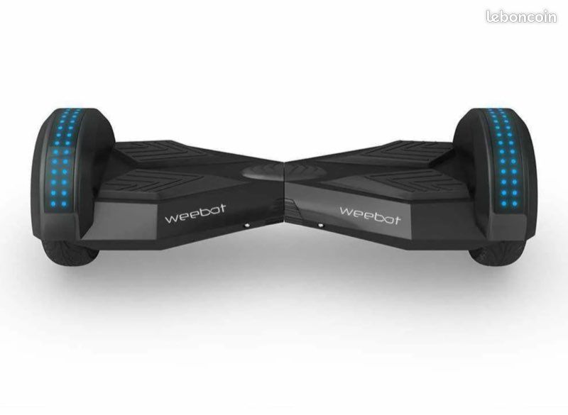 Hoverboard Wave Full Black LED Bluetooth - Musique 8 Pouces (image 1)