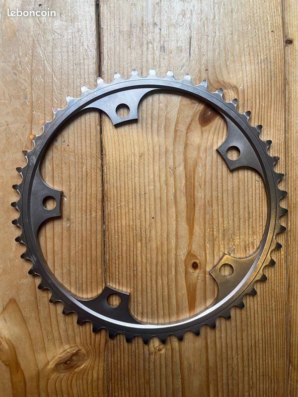 Lot Plateaux Shimano Dura Ace 42-52 Dents – 130 BCD – Alliage (vintage)