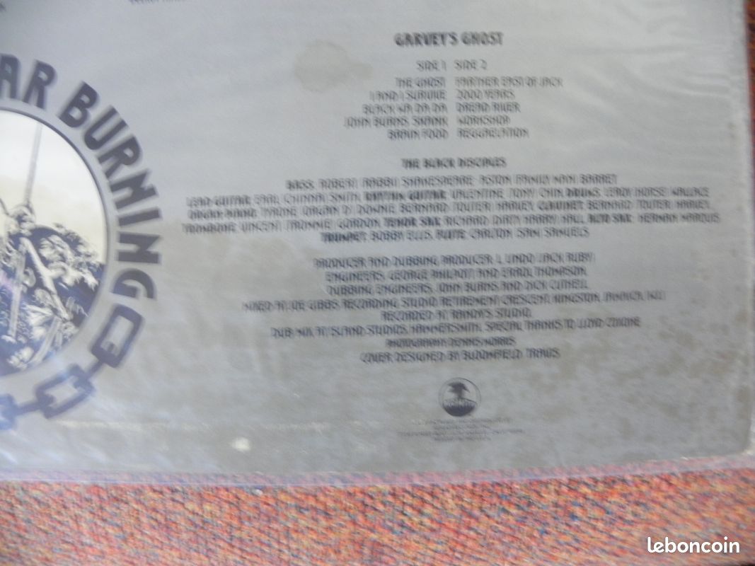 Vinyle burning spear (image 2)