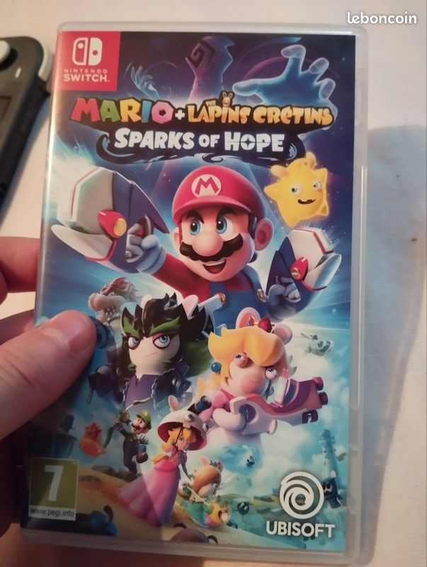 Switch lite grise avec jeu mario (image 4)