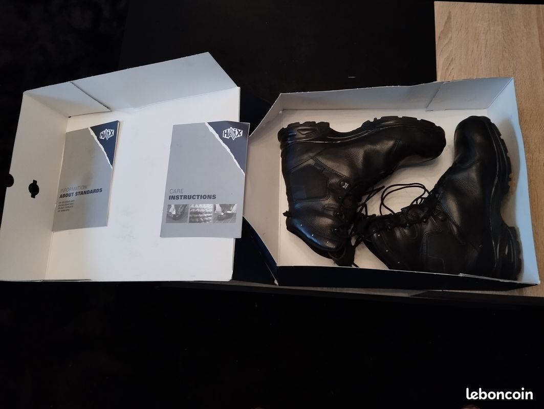 Bottes Pro Ranger GSG9-X Marque HAIX en super état pour Agent de Sécurité (image 2)