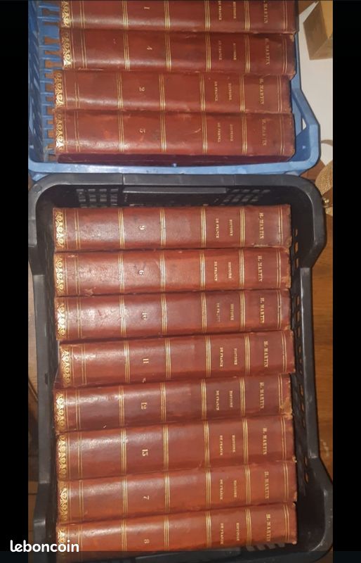 Histoire de France en 17 volumes pa Henri Martin (image 1)