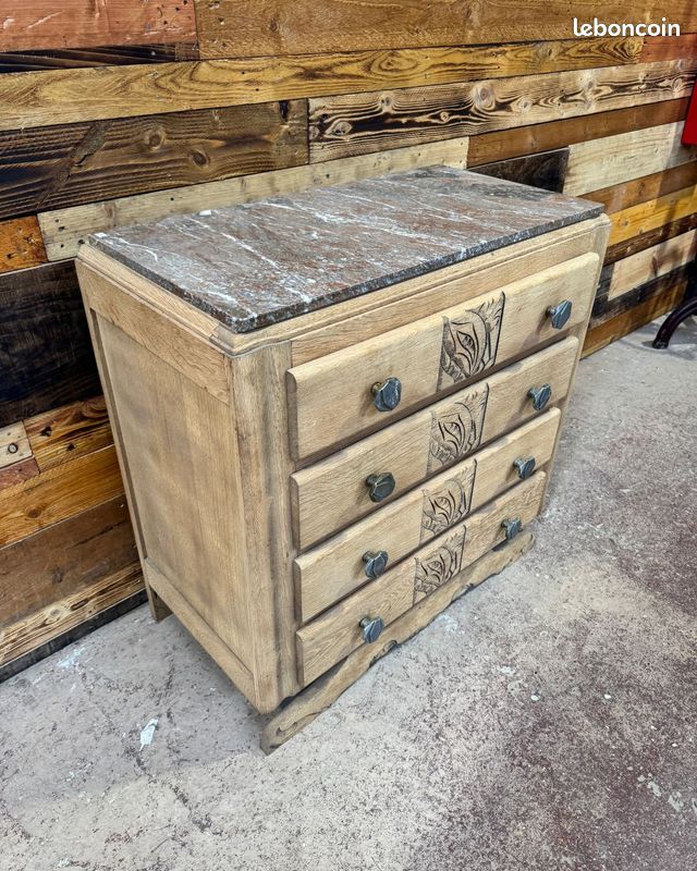 Commode Art Déco en chêne (image 3)