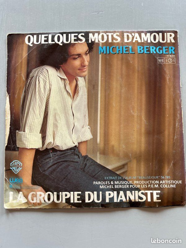 Vinyle Michel Berger – La Groupie Du Pianiste (image 2)