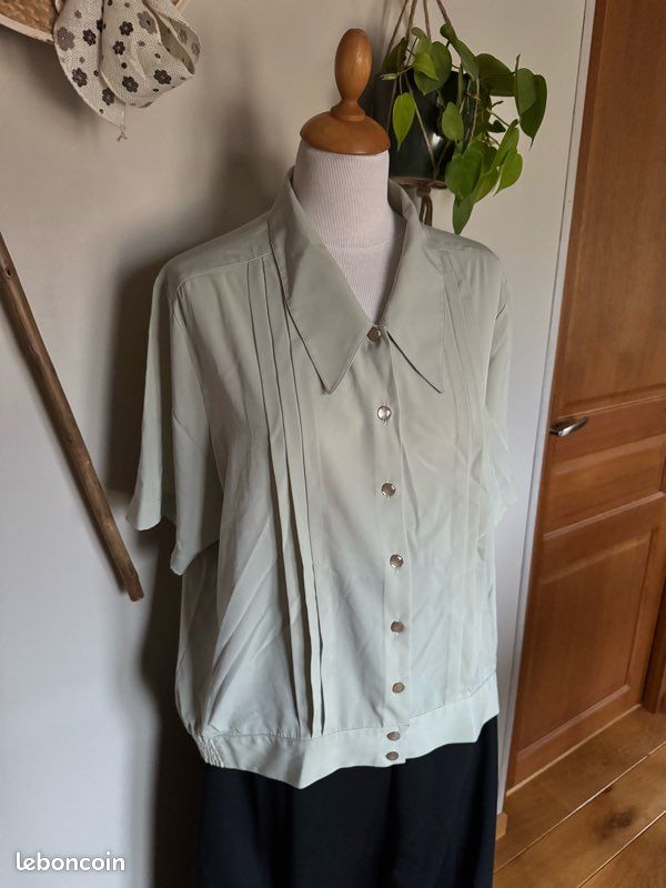Chemise Habillée Manches Courtes Pistol Pete Club - Vert Olive Taille M - Neuf Avec étiquettes
