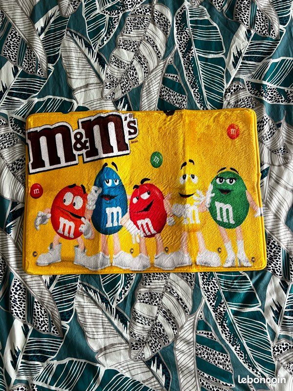 🍫 Tapis en velours / peluche M&M’s tout doux décoratif intérieur ou extérieur 🍭 (image 15)