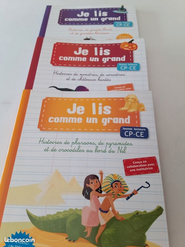 Lot de 3 livres Je lis comme un grand ́ Fleurus ' (image 1)