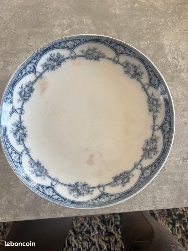Ancien compotier coupe sur pied (image 2)