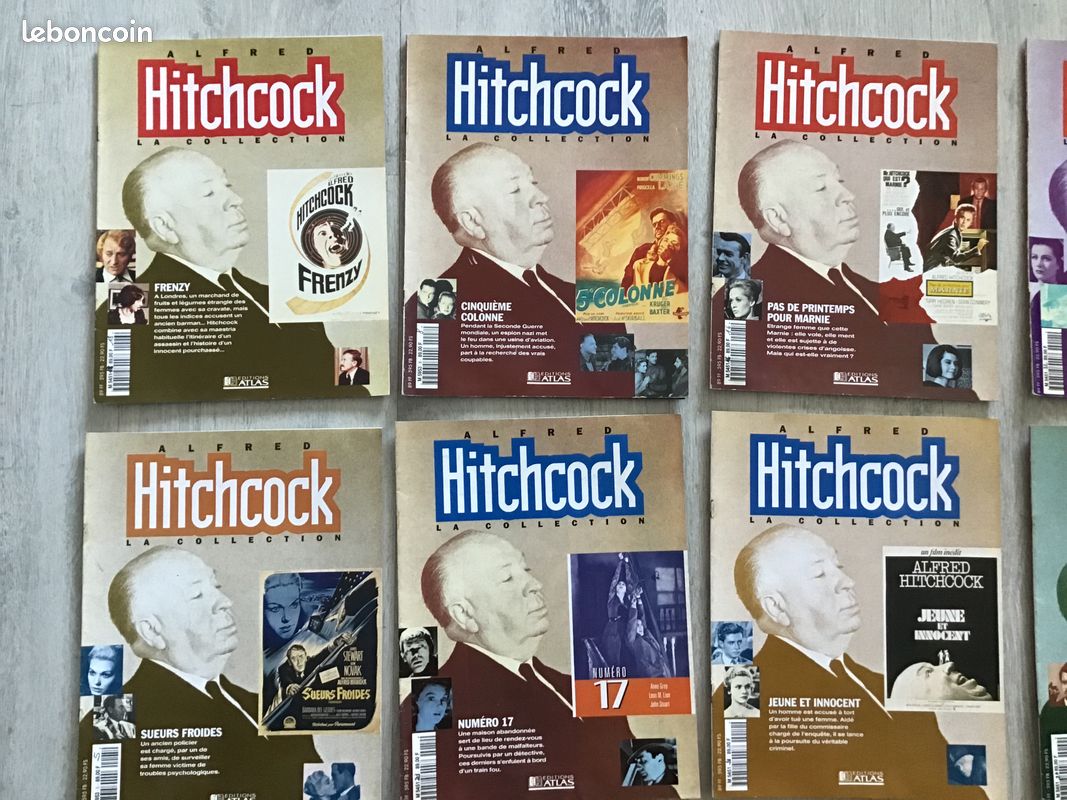 Film Alfred HITCHCOCK, 32 fascicules collection ATLAS (image 1)