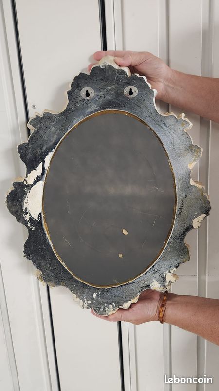Miroir baroque en résine (image 3)