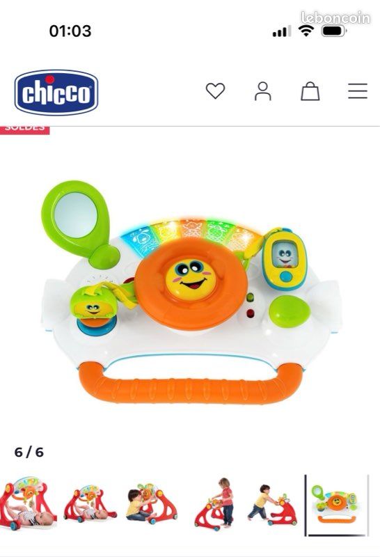 Portique multi-activités 4 en 1 Chicco et lot de 11 jouets (image 9)