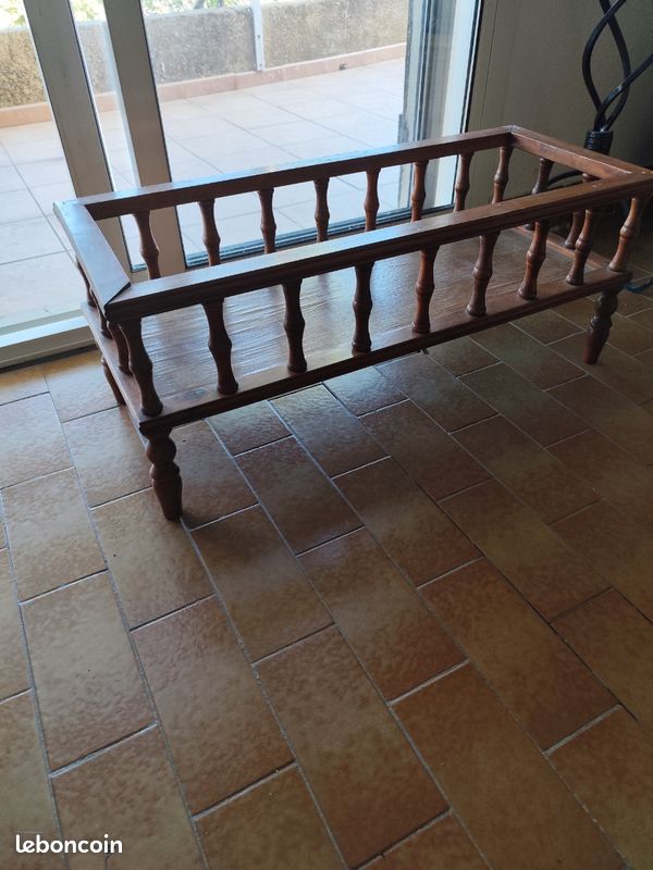 Jardinière en bois porte pot 75x30x30h (image 2)