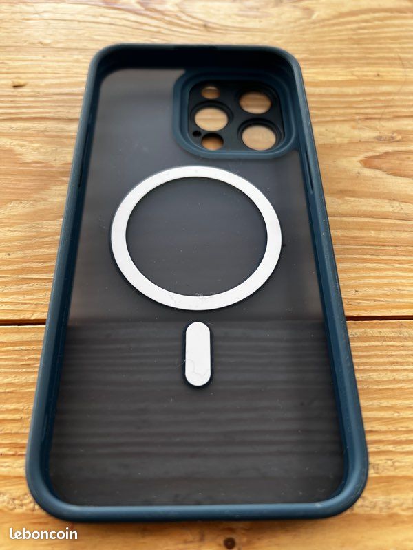 Coque IPhone 15 Pro Max bleu foncé (image 2)