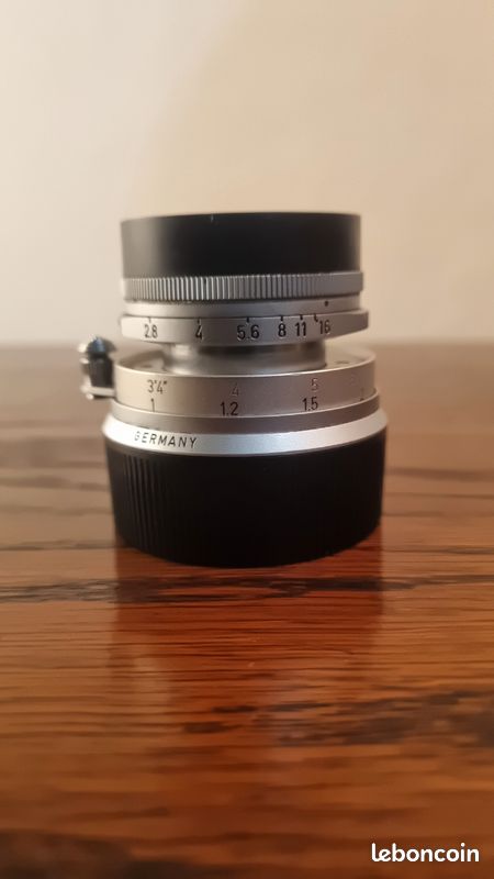 OBJECTIF LEITZ LEICA 50 mm 1:2 Summitar revêtu 1939 EUR 390,90