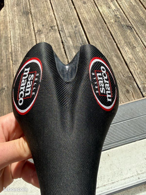 Selle San Marco Rolls 2 Noire 1997 - Vélo Course - Excellent état - Italie