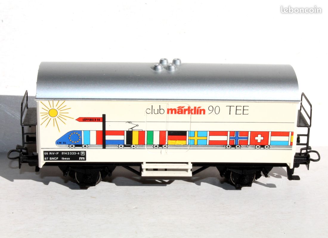 Wagon Réfrigérant MARKLIN 4415 - Modèle Réduit Train Miniature - Occasion Avec Boîte
