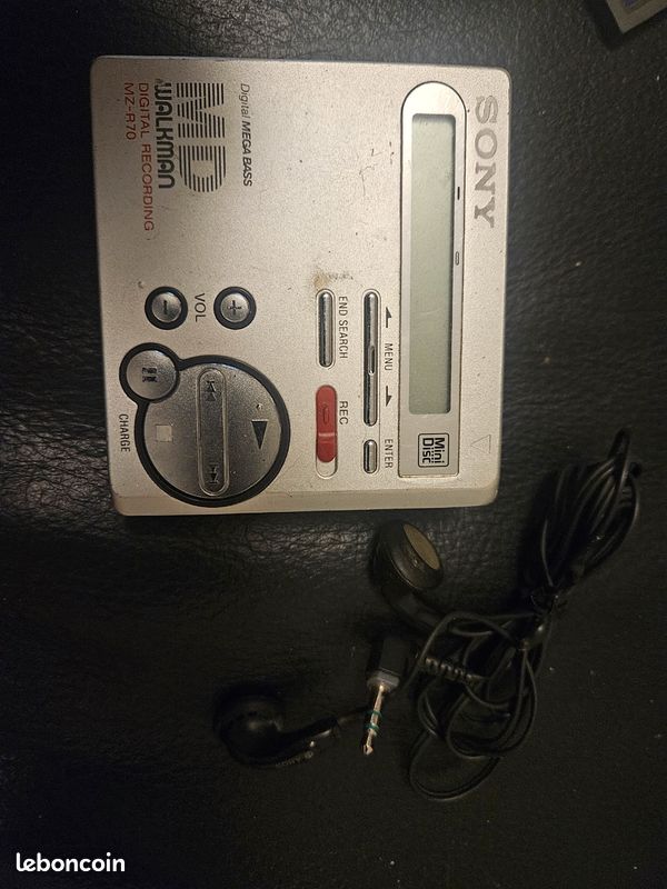 Sony MZ-R700 Enregistreur MiniDisc portatif Argenté