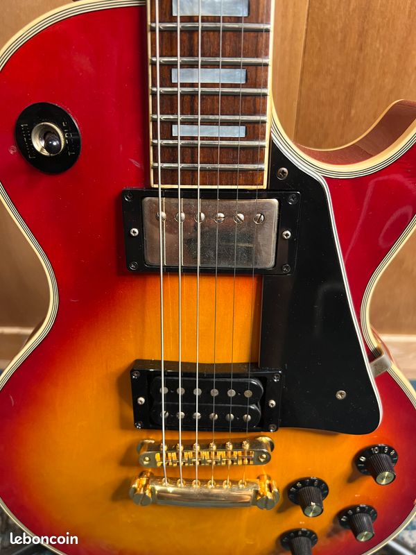 Greco eg 500 custom super power made in japan (1981) – cherry sunburst (image 5)