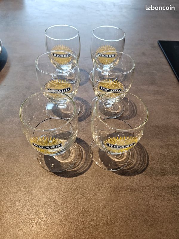 Ancien verre ricard dans Objets Publicitaires de collection de ricard et autres pastis