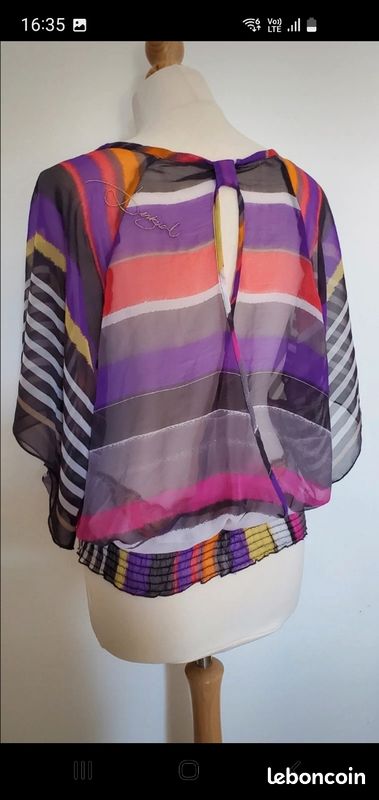 Robe,tunique destructurée Desigual Taille L Ou 40