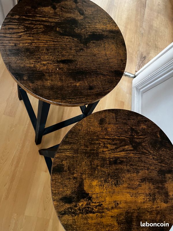 Lot de 2 tabourets hauts (image 1)