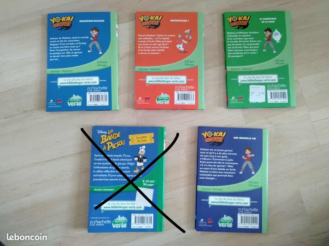 Livres bibliotheque verte yo kai watch (image 2)