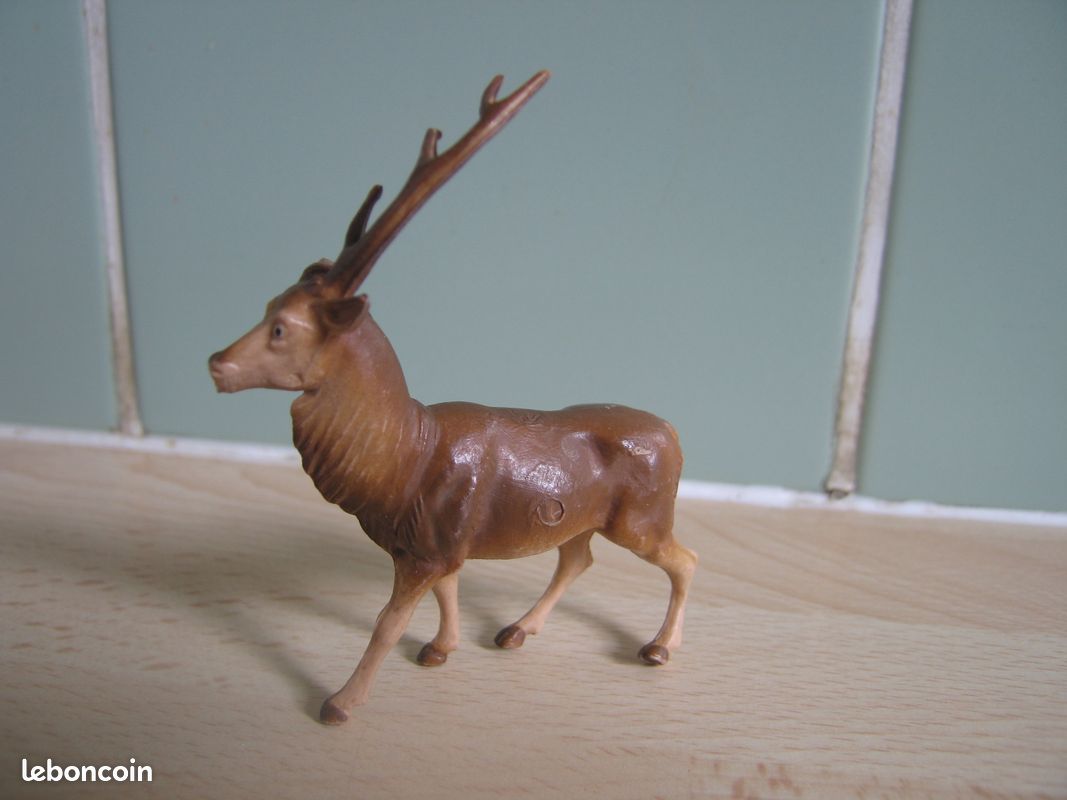 Lot Figurines Cowboys Et Indiens Starlux Ceji - Jouets Farwest Collection Soldats Plastique Bois