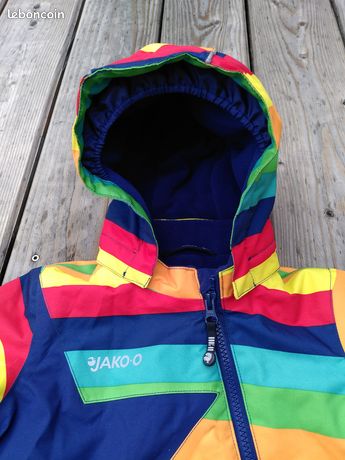 Hood Jako O Winterjacke Jako O Regenbogen Jacke Veste De Neige - Main Image
