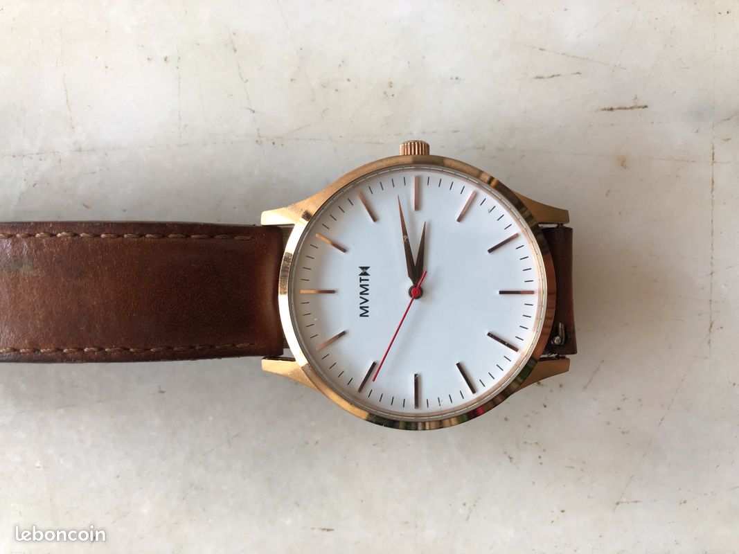 Montre MVMT Marron et Or (image 3)