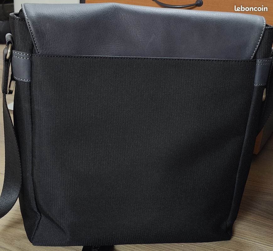 Sac hexagona Cuir et tissus (image 4)