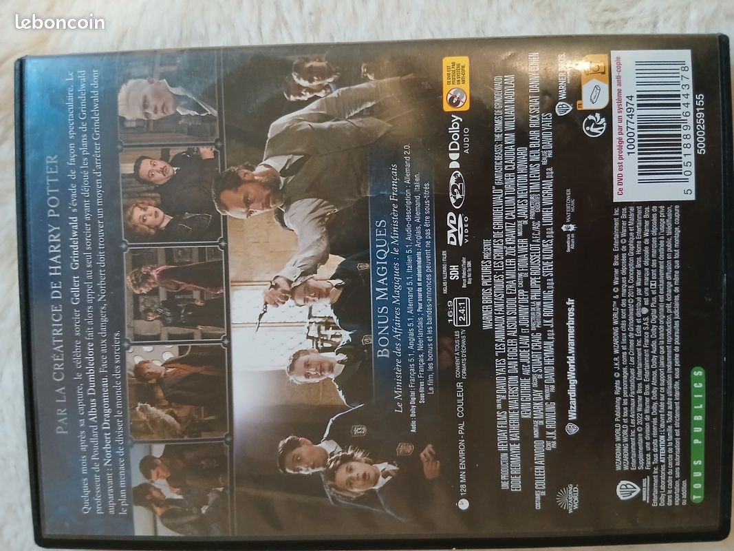 DVD les animaux fantastiques 2 et 3 (image 6)