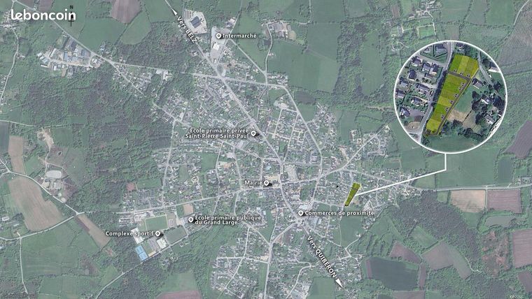 Terrain 247 m² Erdeven