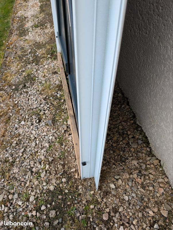 Grand volet en aluminium isolé 130x225x6 CM gris (image 8)