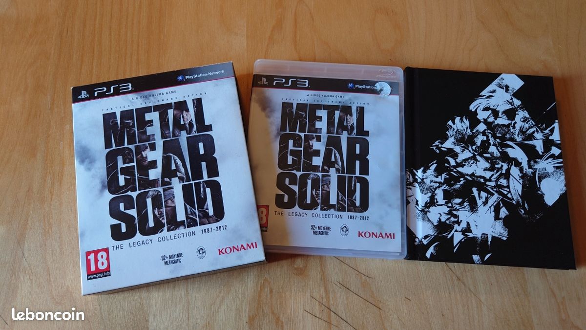 Coffret Métal Gear : Legacy collection PS3 sans jeu (image 1)