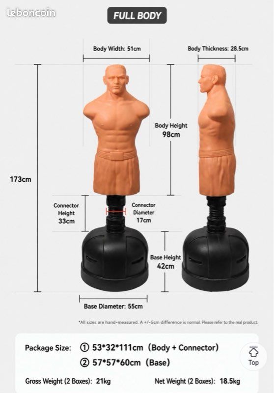 Century big bob xl - mannequin de frappe (image 5)