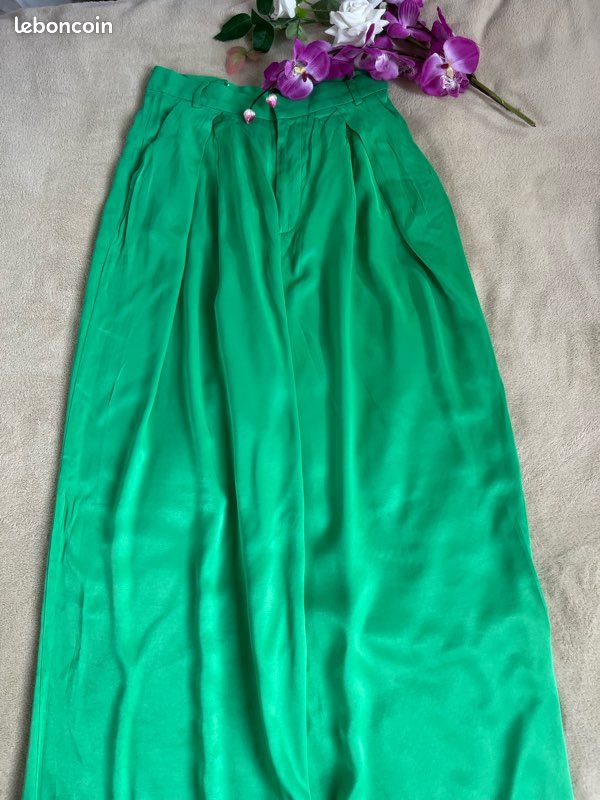 Pantalon à jambes larges pour femme | Zara | Taille S (image 3)