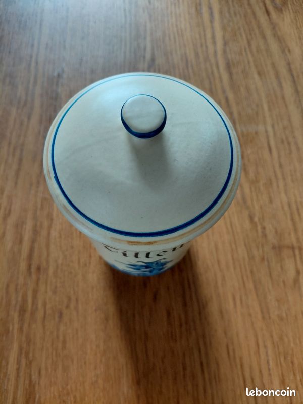 Pot céramique à tilleul, Henriot Quimper, très rare (image 3)
