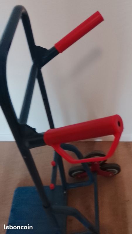 DIABLE A 6 ROUE AVEC PLATEAU RABATTABLE ES RÉGLABLE EN HAUTEUR charge jusqu'à 200 kg (image 5)