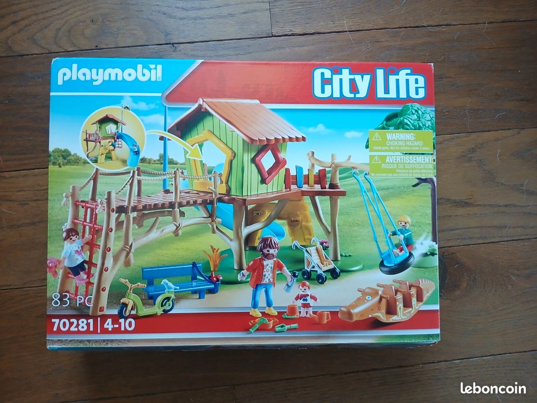 Play mobil 70 281 parc de jeux et enfant (image 1)