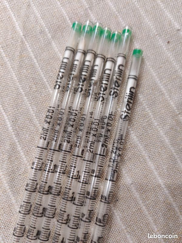 Lot de 7 pipettes sérologiques 2ml Sterilin (image 2)