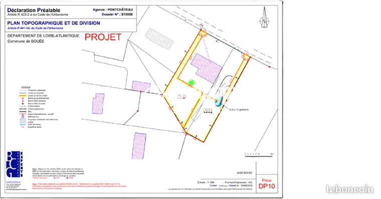 Terrain 744 m² BOUEE