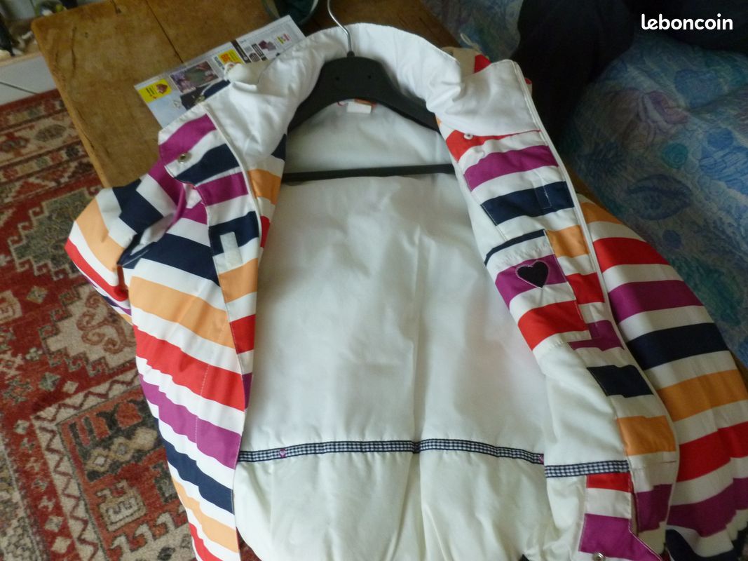 Magnifique anorak roxy à rayures (image 4)