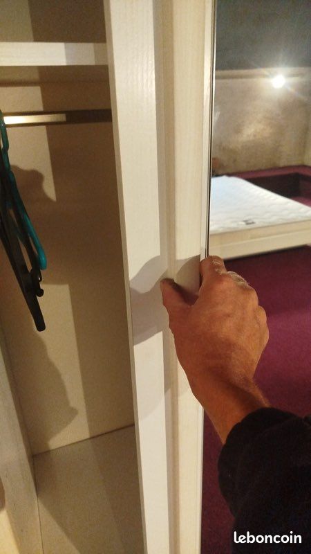 Dressing - Penderie moderne blanche bois massif (image 6)