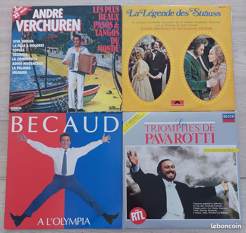 10 Disques vinyle 33 tours (image 2)