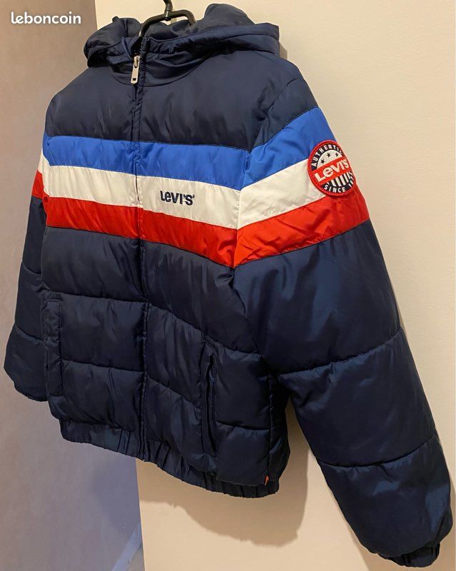 Doudoune Levi’s bleue 12 ans garçon (image 1)