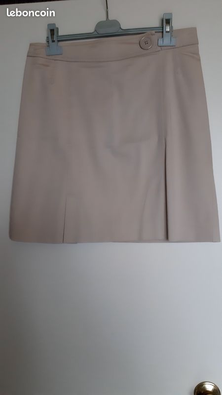 Jupe Camaïeu Taille 38 - Motif Floral, Longueur Midi, Très Bon état Occasion