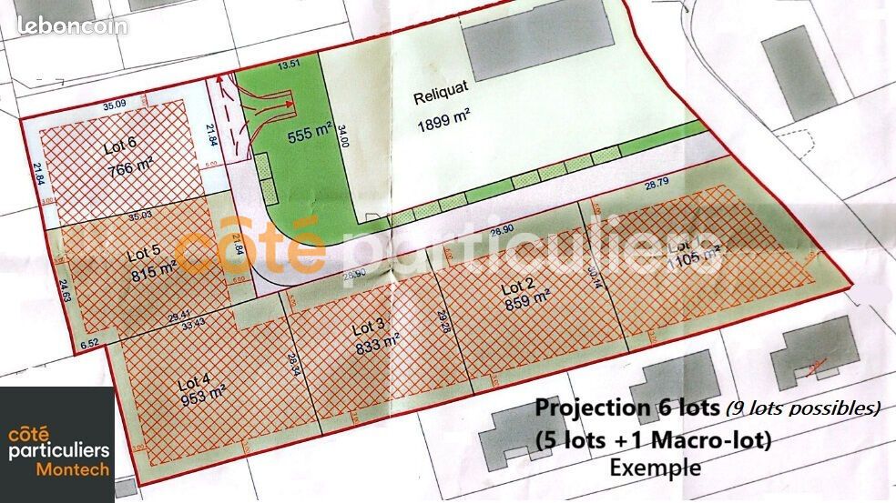 Terrain 6800 m² · à Montauban · 6 800 m² · 470 000 €