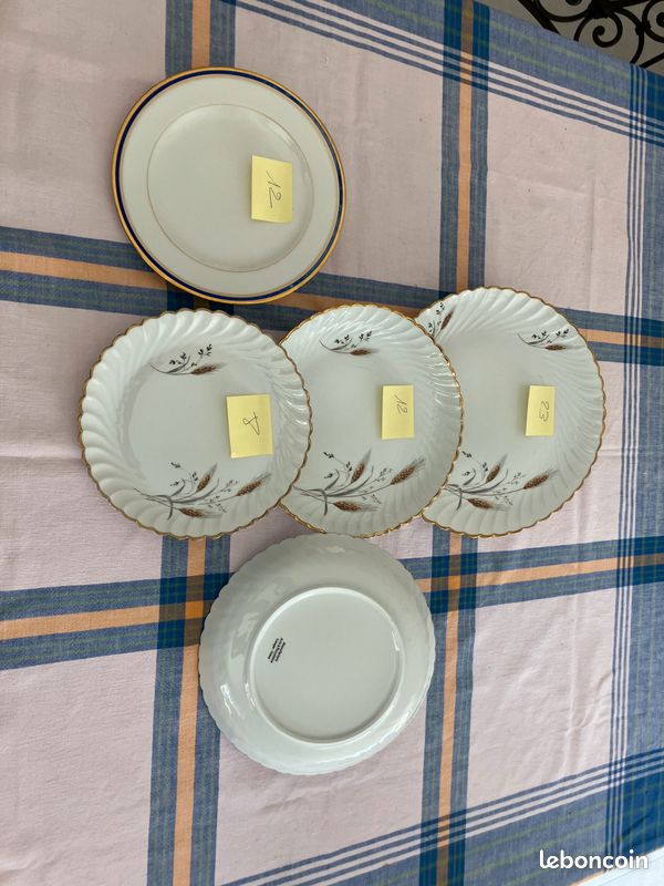 Service assiette porcelaine (image 1)