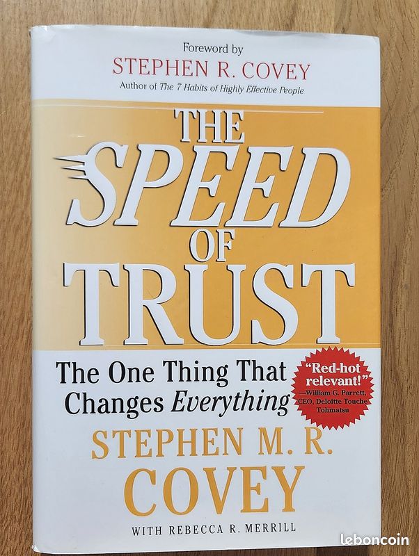 Livre The Speed of Trust (image 1)